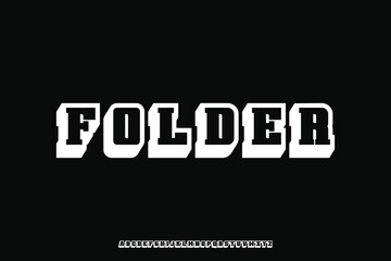 Fototapeta premium Display alphabet font vector design suitable for headline, poster, logo, magazine and many more