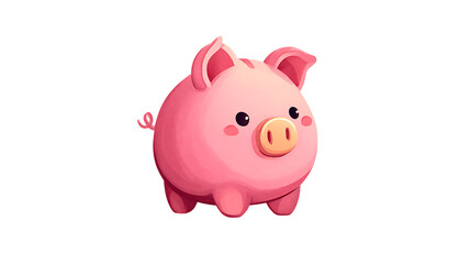 pink piggy bank