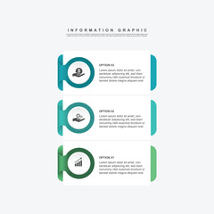 3 step infographic design. schedule concept with paper layout. can be used for workflow illustration