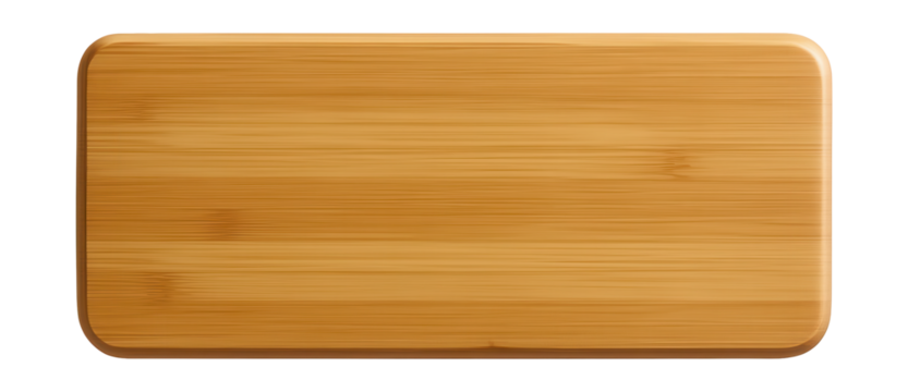 Sleek bamboo flat scratcher for a minimalist home aesthetic.