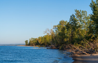 Naklejka premium Shoreline at Presque Isle, Erie, PA