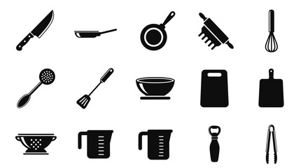 Essential kitchen tools collection for cooking enthusiasts and culinary professionals alike