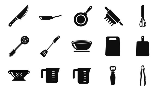 Essential kitchen tools collection for cooking enthusiasts and culinary professionals alike