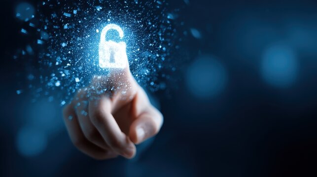 Cybersecurity data protection encryption safe access to personal information secure online browsing