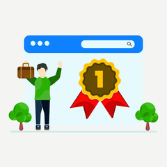 man holding a map of south korea