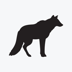 Obraz premium silhouette animal vector design template 