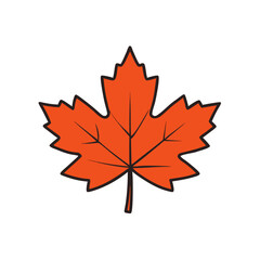 red maple leaf