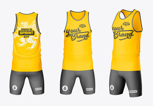 Mens Sprint Kit Mockup