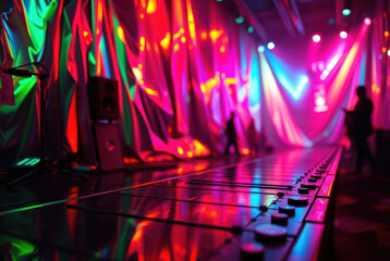 Vibrant Lights, Sound, Music Stage