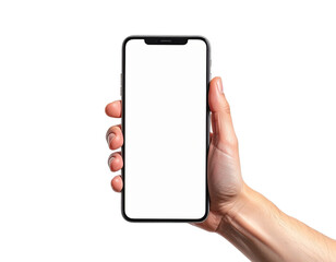 hand holding smartphone