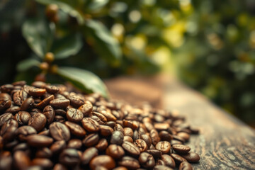 Obraz premium Fresh Coffee Beans, Rich Aroma
