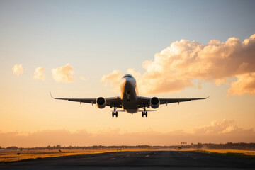 Taking Off Into Golden Skies