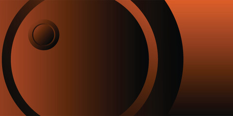 Minimalist orange premium abstract background with luxury dark geometric elements. Exclusive wallpaper design for poster, brochure, presentation.