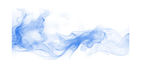 Fototapeta premium Ethereal Blue Hues Abstract Smoke Art Background Texture Vapor Effect Dynamic Design Creative Backdrop Modern Art