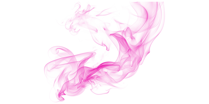 Dark Elegance Ethereal Pink Smoke Trails Against Black Backdrop Abstract Art Mysterious Hues Delicate Curves Atmospheric