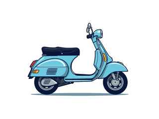 Fototapeta premium Cute Cartoon Scoter Design Very Cool