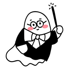 Charming Cute Ghost Illustrations for Halloween and Spooky Themes. halloween ghost