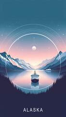 Majestic Alaska - Serenity Beneath Snow-Capped Peaks