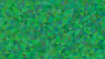 An emerald and jade geometric mosaic, featuring a captivating polygonal pattern with a modern and artistic design element
