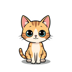 Cute Cat Cartoon Design Very Cool