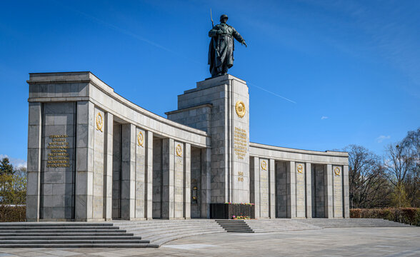 Soviet War Memorial Tiergarten in Berlin, Germany.