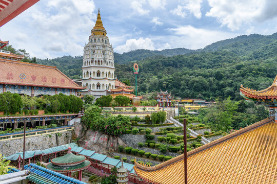 Kek Lok Si Buddhist temple in Georgetown, Penang, Malaysia.