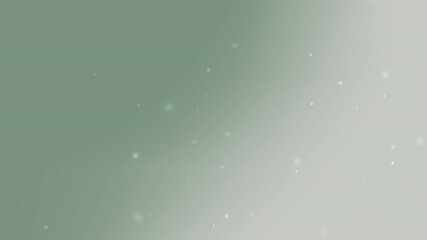 Soft sage green background with floating sparkle particles and smooth gradient glow ideal for celebration design wellness branding and holiday events