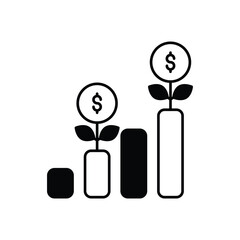 Finance Growth vector icon