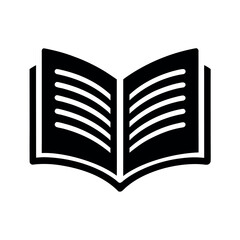 Open Book Vector Illustration