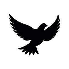 Flying Bird Vector Illustration