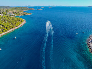 Drone's Eye View of the Adriatic: Exclusive collection of high-resolution aerial photographs showcasing the beautiful islands and clear waters of the Croatian coast