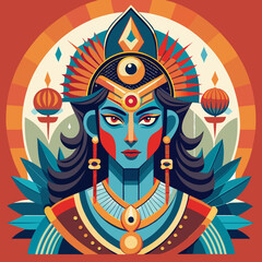 traditional wave-inspired art.