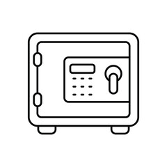 Safe Deposit vector icon