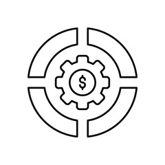 Finance Management vector icon