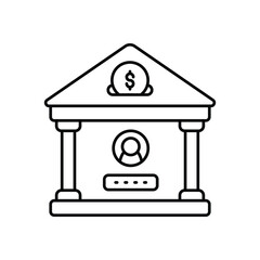 Bank Account vector icon