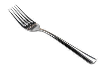 dining table fork isolated on transparent background