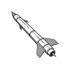 rocket and pen