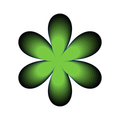 four leaf clover isolated