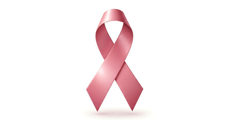 Symbol of Hope Vibrant Pink Ribbon Representing Breast Cancer Awareness, Support, and Solidarity for Health Initiatives and Medical Campaigns