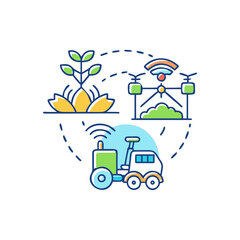 ecology flat icon set