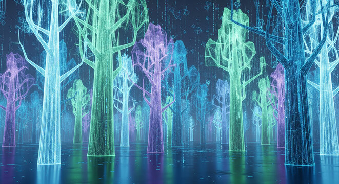 abstract blue background with bubbles