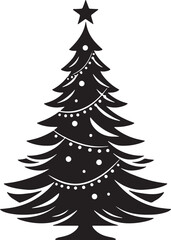 Obraz premium Christmas tree vector, Merry Christmas tree vector files, Christmas vector files eps 