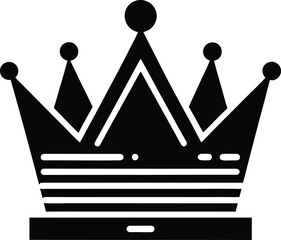 Royal crown vector illustration on transparent background