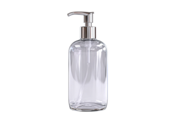 antibacterial hand sanitizer isolated on transparent background