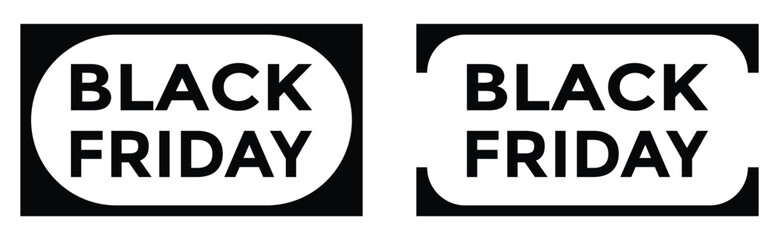 Black Friday Discount Banner with Creative Layout