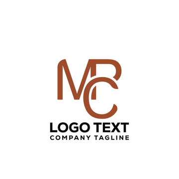 mpc or mpc letter logo design
