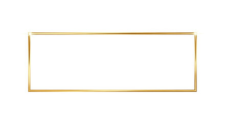 Obraz premium Elegant Gold Frame with Sparkling Accents for Decorative Use