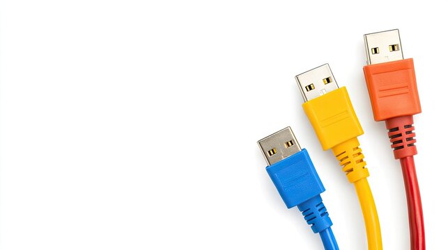 Colorful network cables with RJ45 connectors for enhanced connectivity and communication solutions