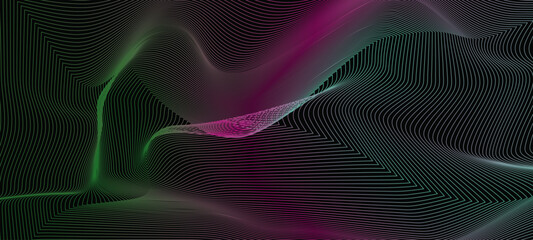 abstract wavy line background