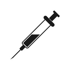 Fototapeta premium Syringe icon isolated on transparent background